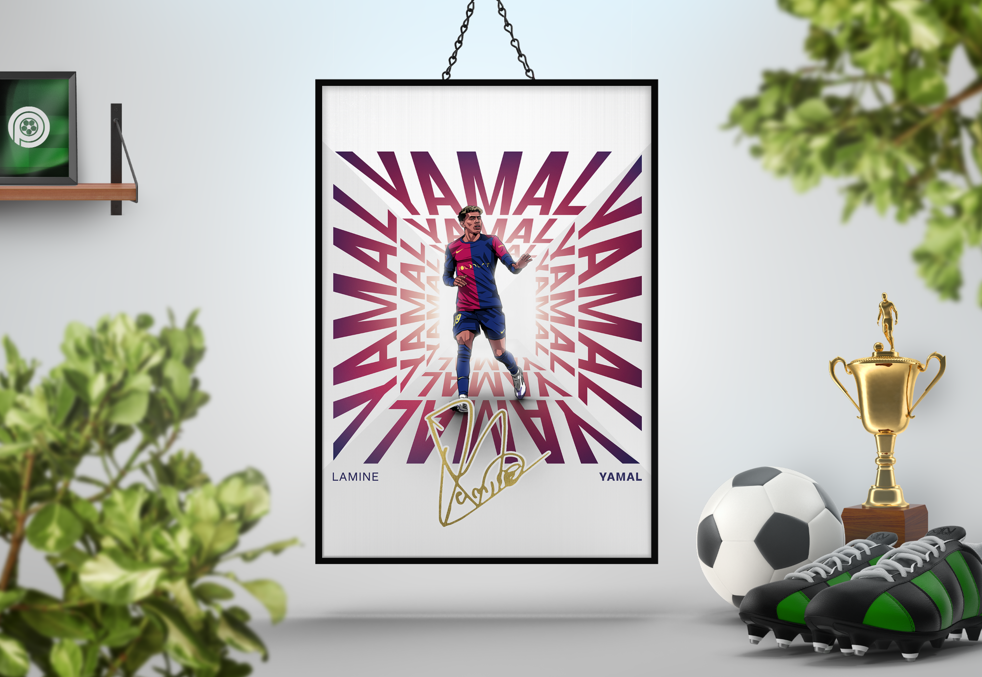 Lamine Yamal Tunnel Art Print