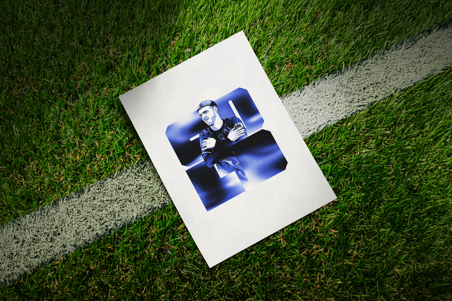 Cole Palmer Blocks Art Print