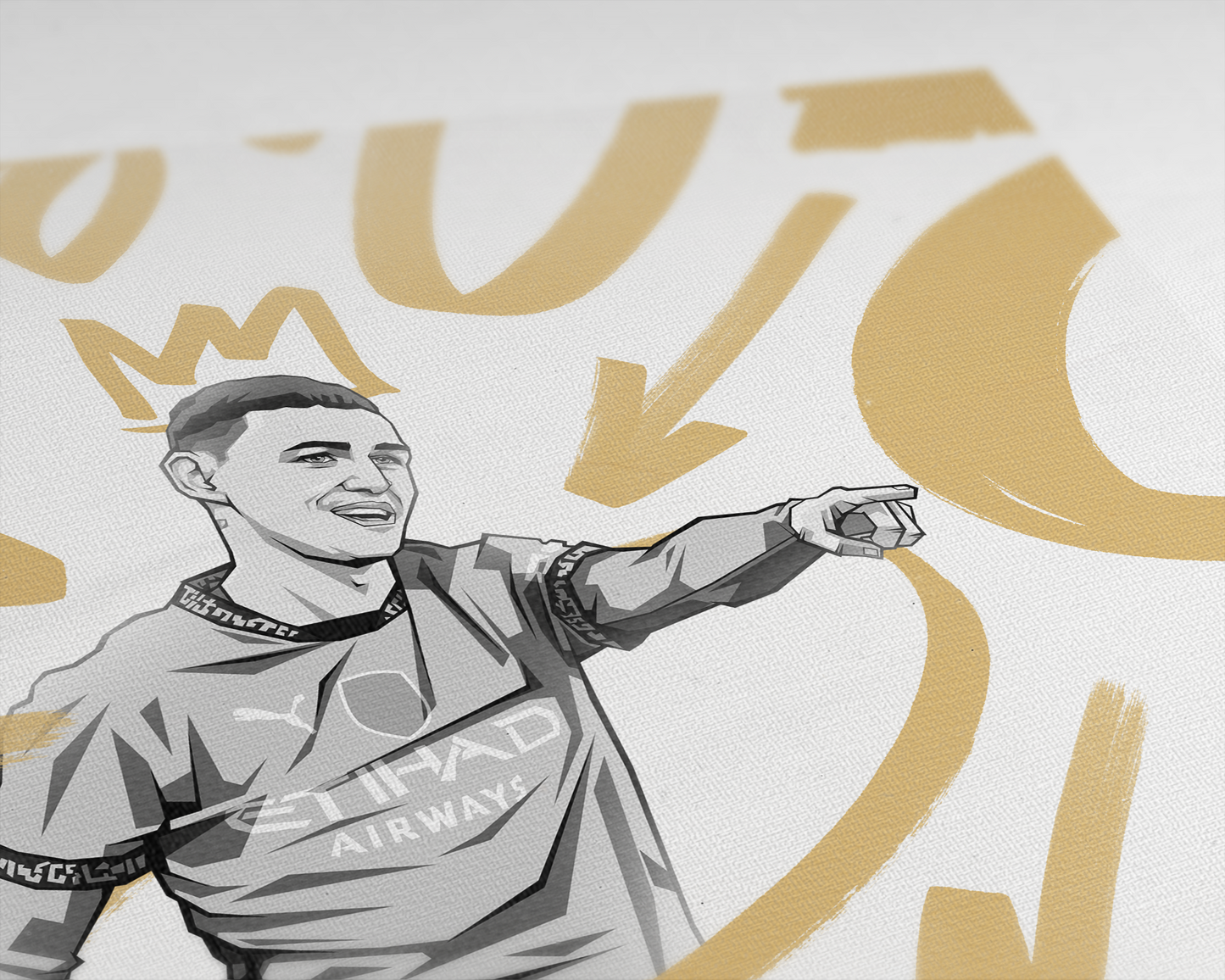 Phil Foden Marker Art Print