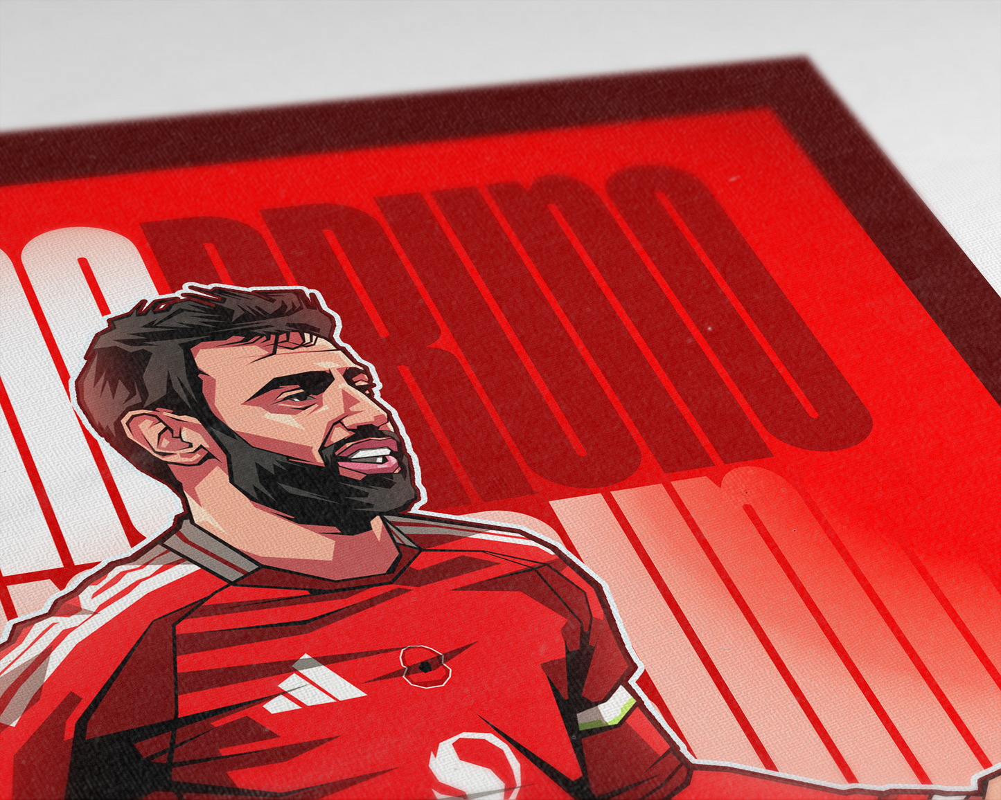 Bruno Fernandes Glow Art Print