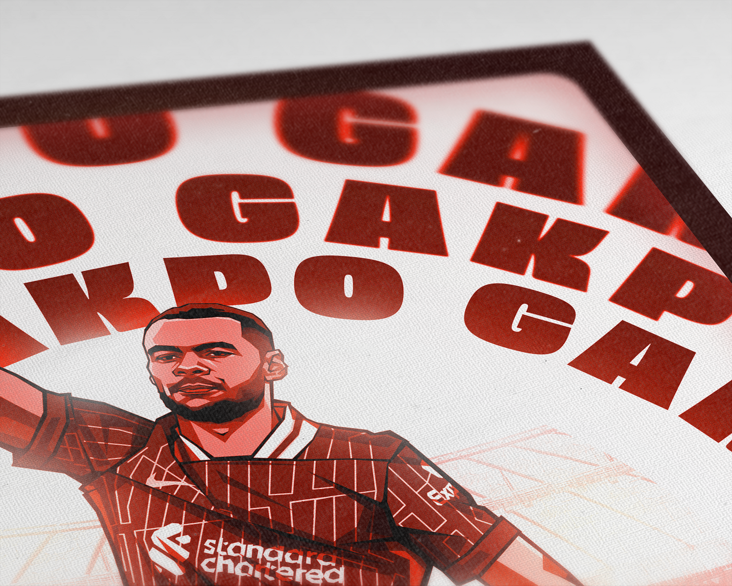 Cody Gakpo Radial Art Print
