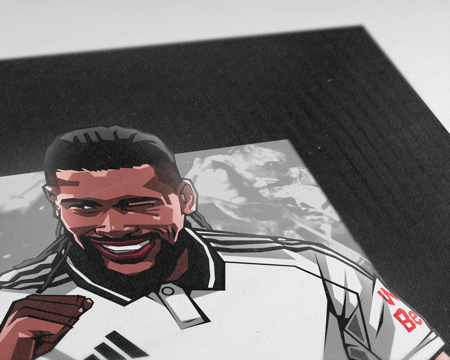 Alex Iwobi Glass Art Print