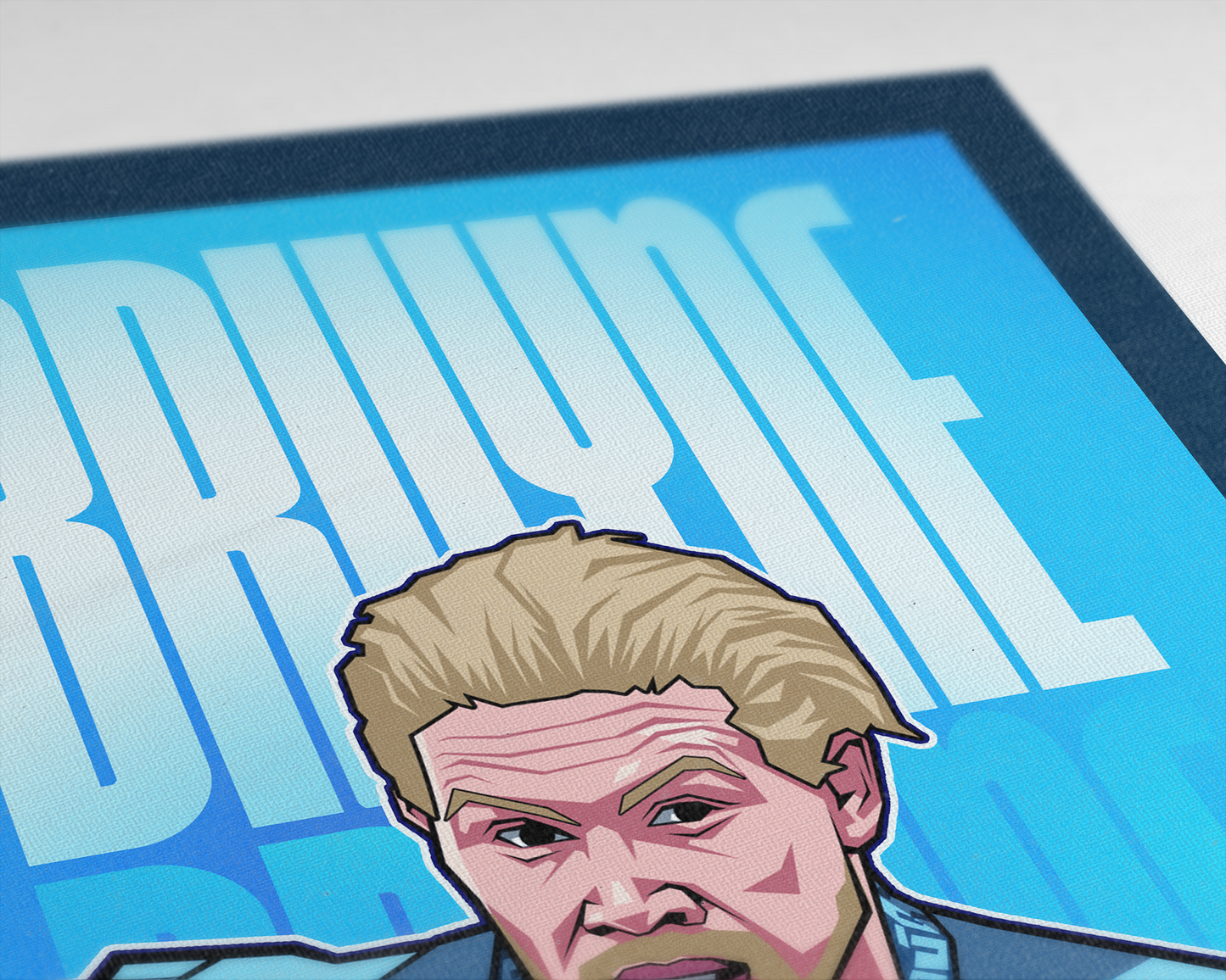 Kevin De Bruyne Glow Art Print