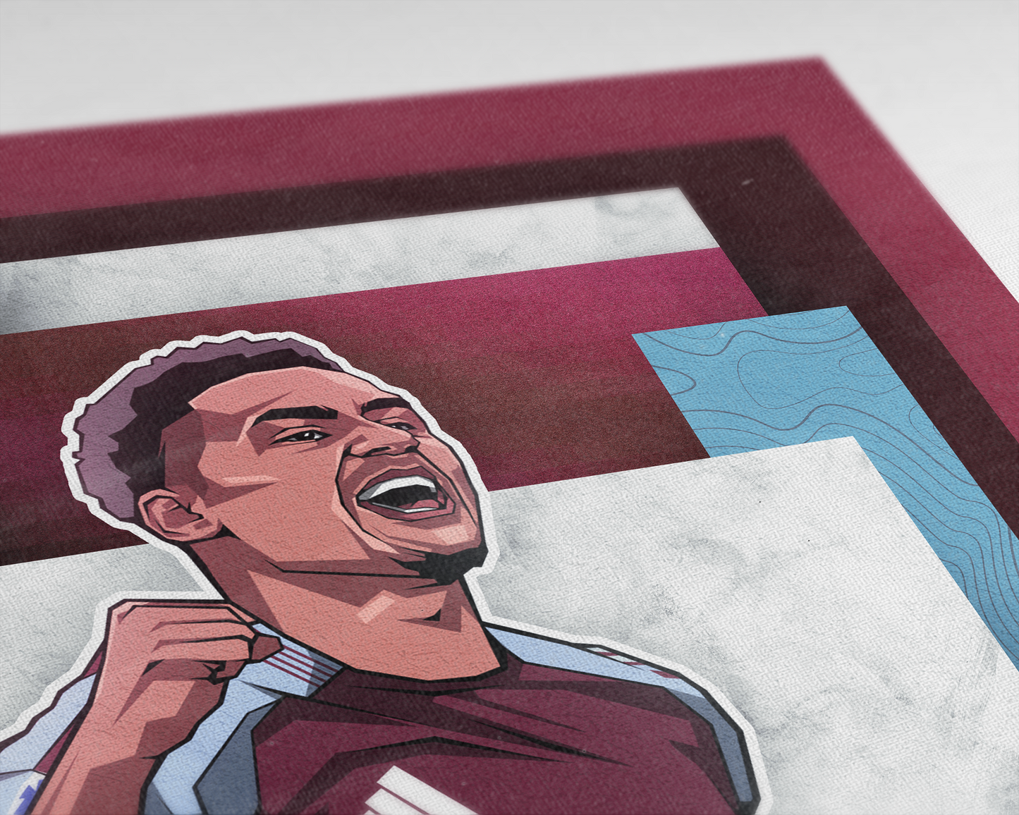 Ollie Watkins Mosaic Art Print