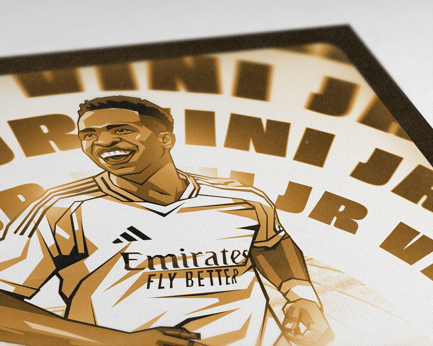 Vinícius Júnior Radial Art Print