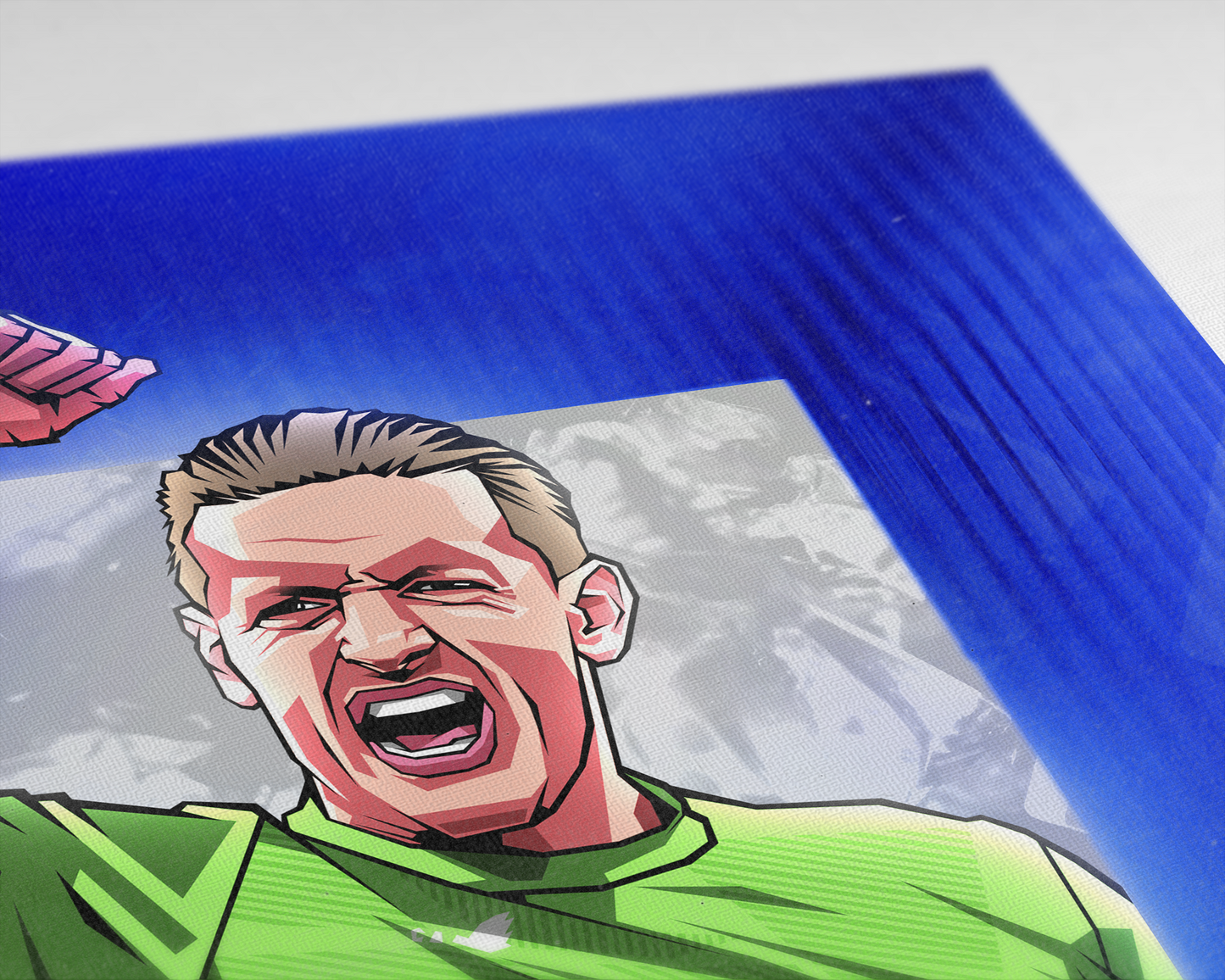 Jordan Pickford Glass Art Print