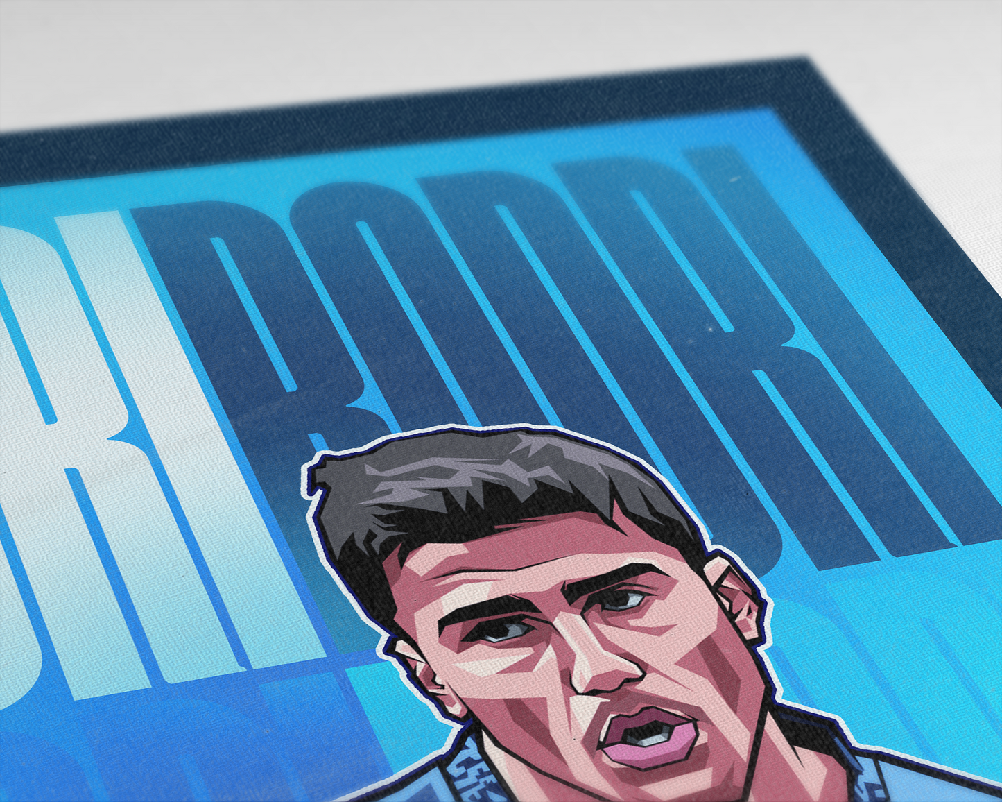 Rodri Glow Art Print