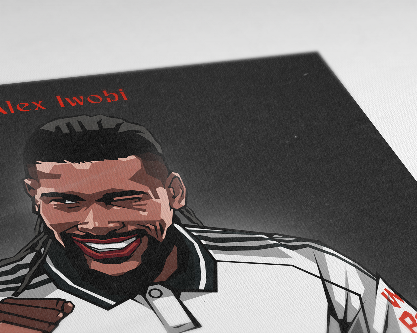 Alex Iwobi Gradient Art Print