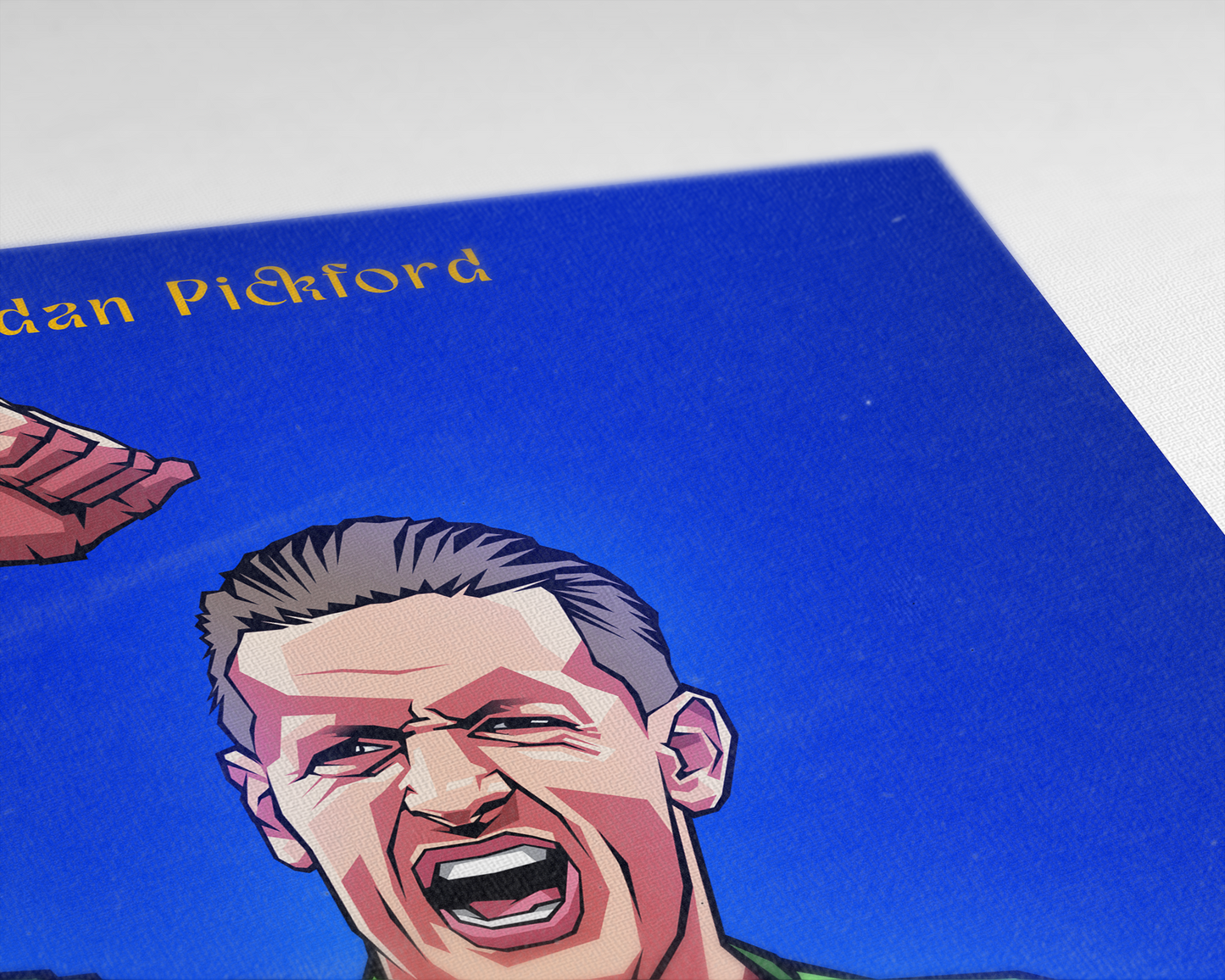 Jordan Pickford Gradient Art Print