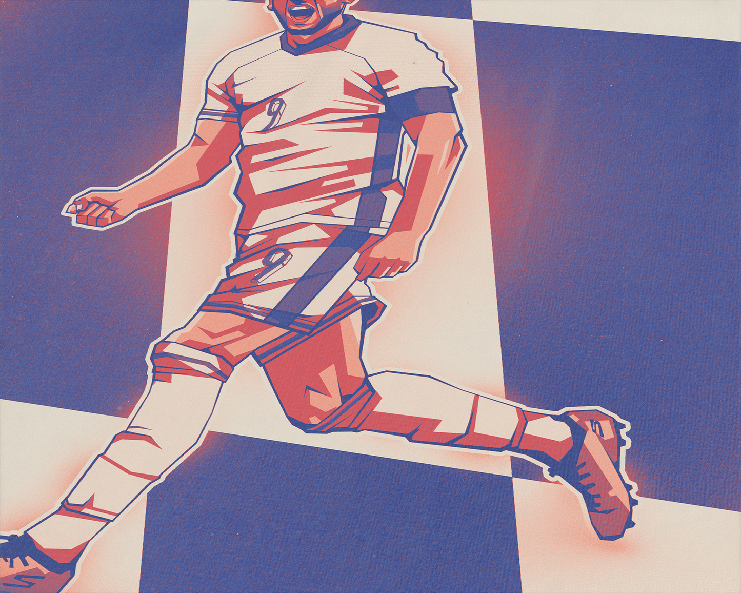 Harry Kane Sections Art Print