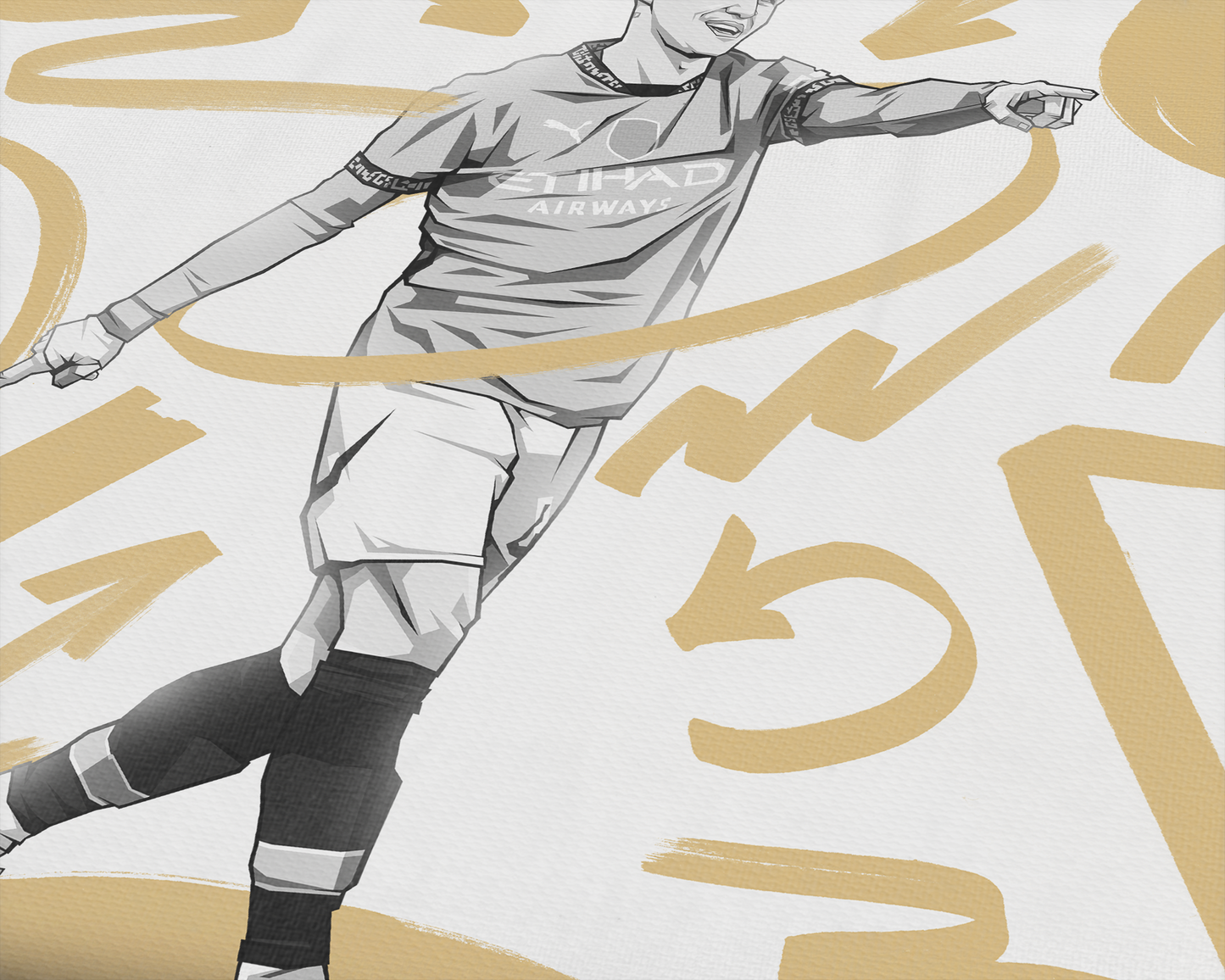 Phil Foden Marker Art Print