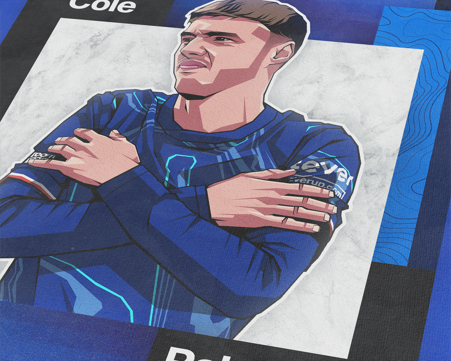 Cole Palmer Mosaic Art Print