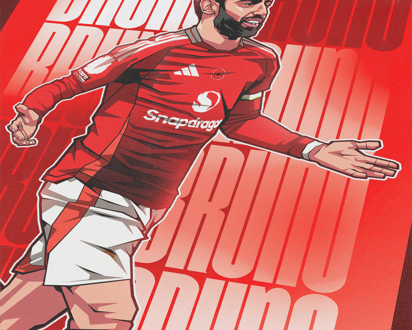 Bruno Fernandes Glow Art Print