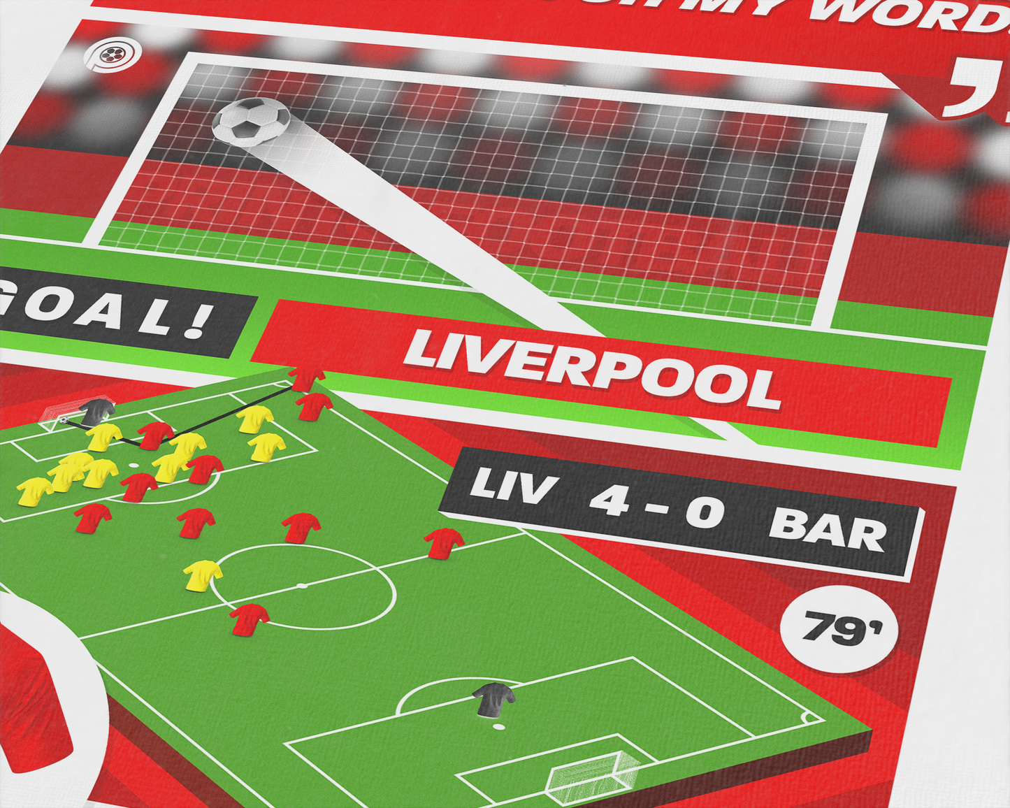 Divock Origi GOAL vs Barcelona | Art Print | 2018/19 UEFA Champions League Semi-Final | Liverpool