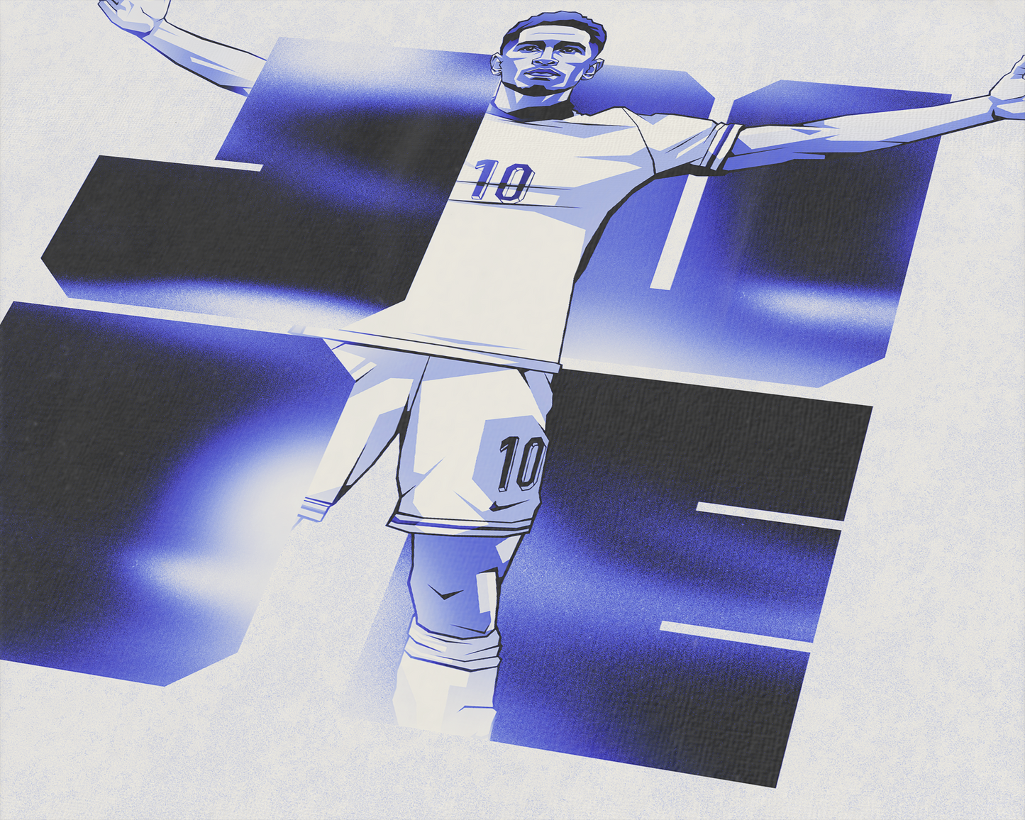 Jude Bellingham Blocks Art Print