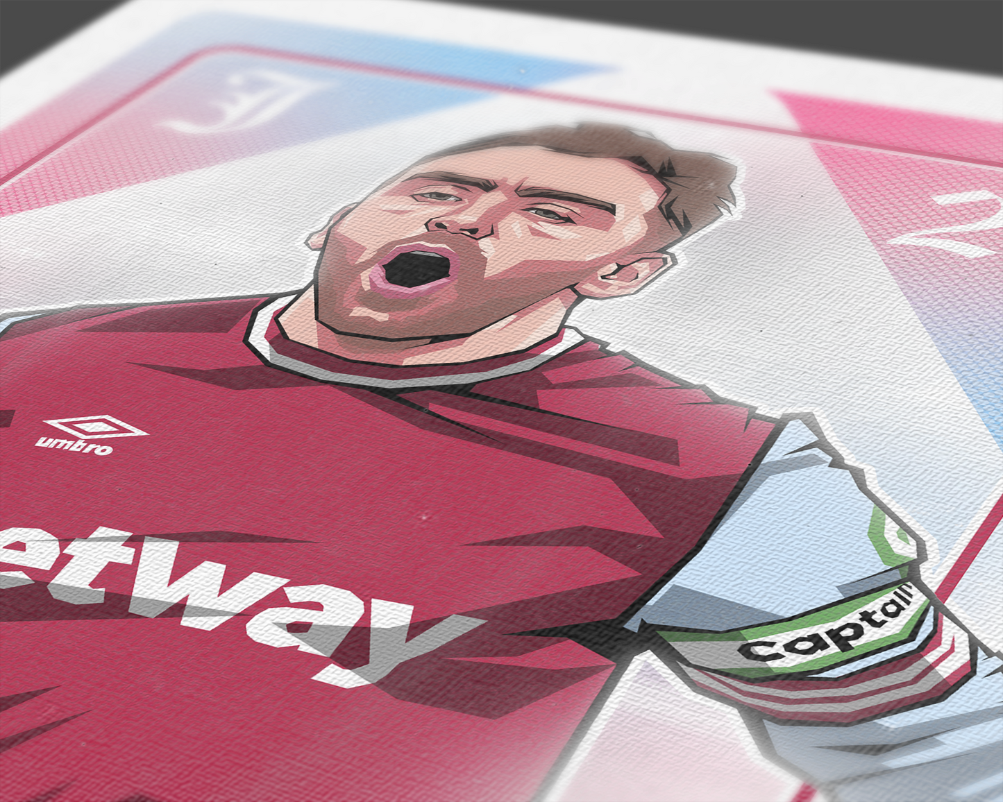 Jarrod Bowen Playing Card Art Print