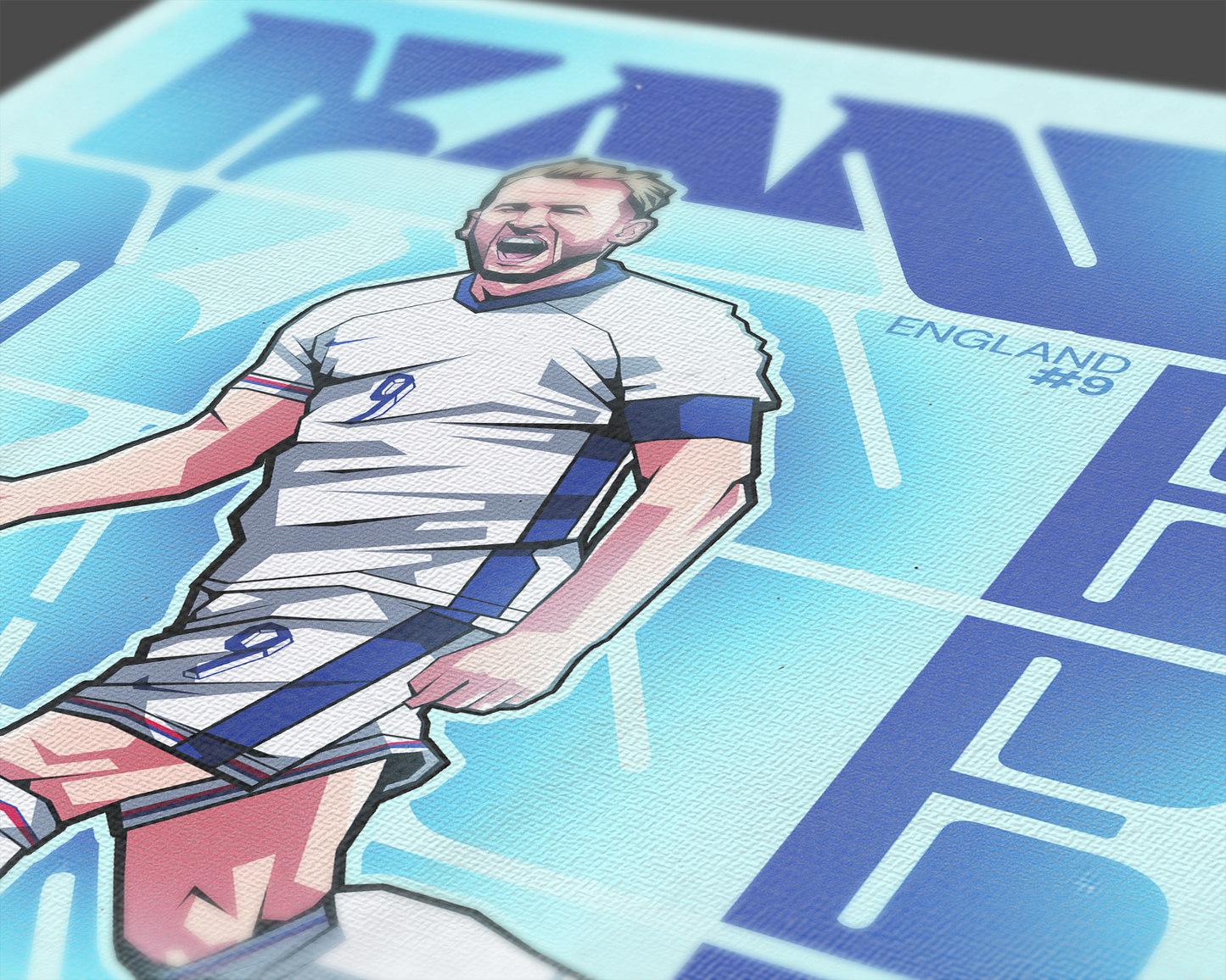Harry Kane Futuristic Art Print