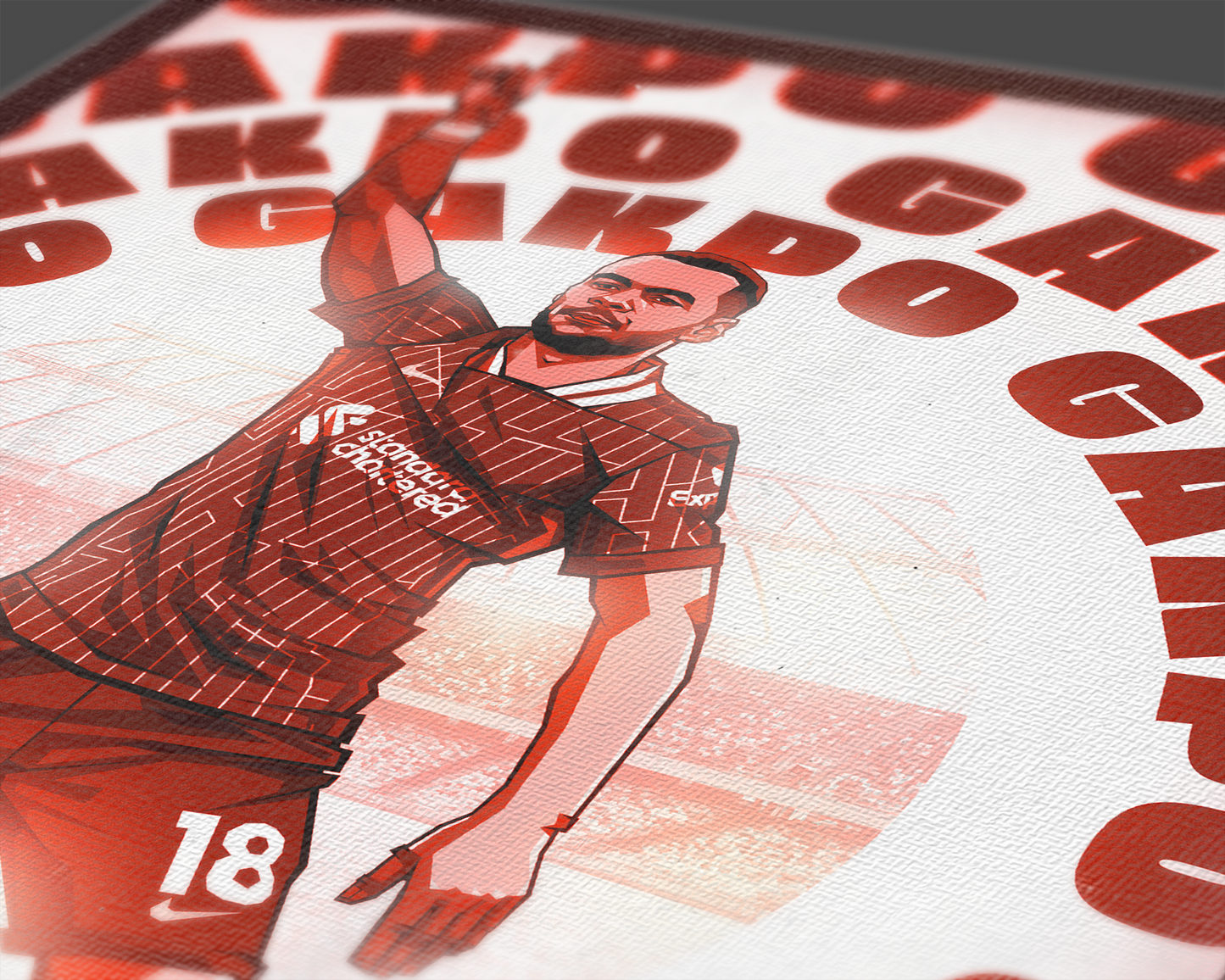 Cody Gakpo Radial Art Print