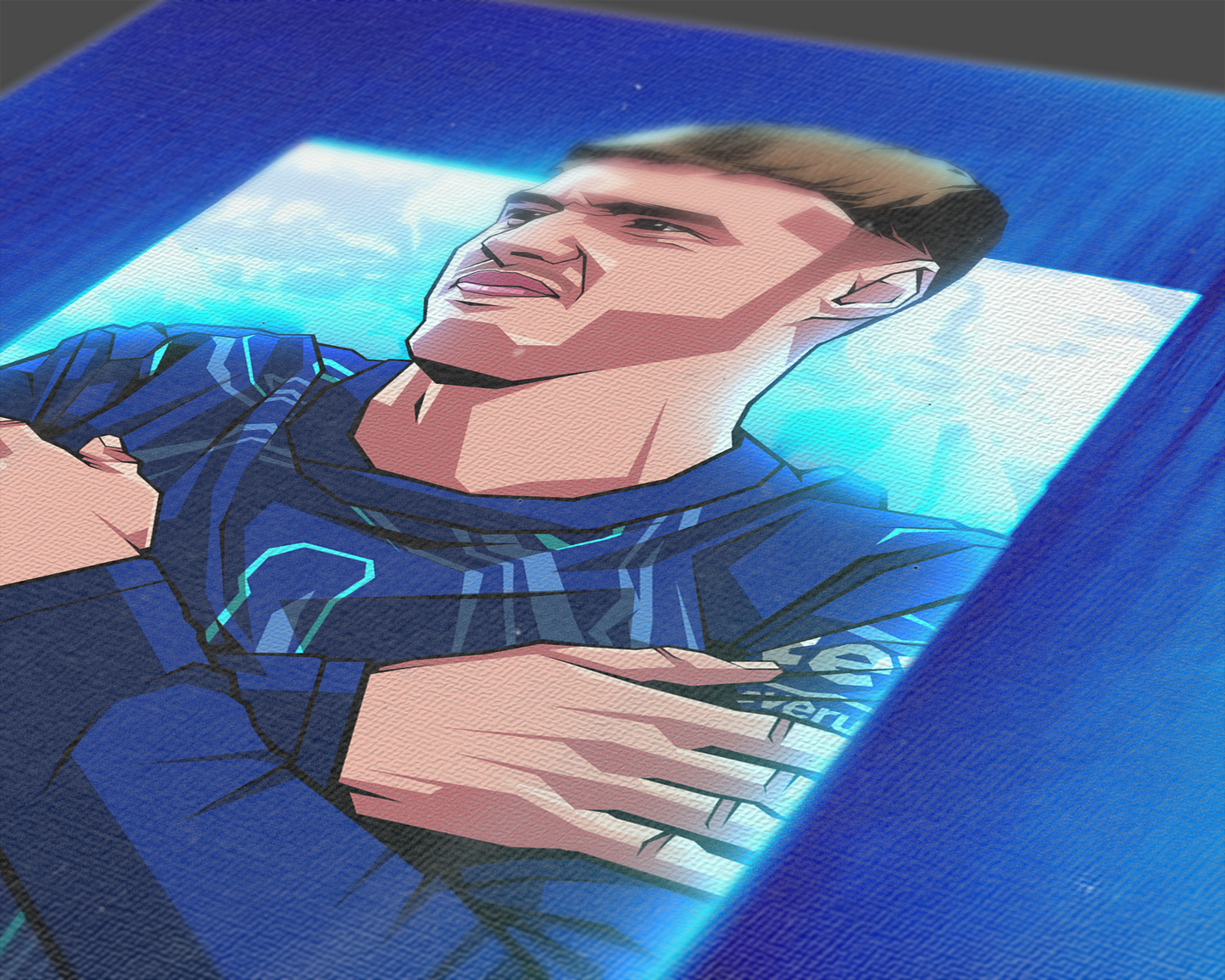 Cole Palmer Glass Art Print