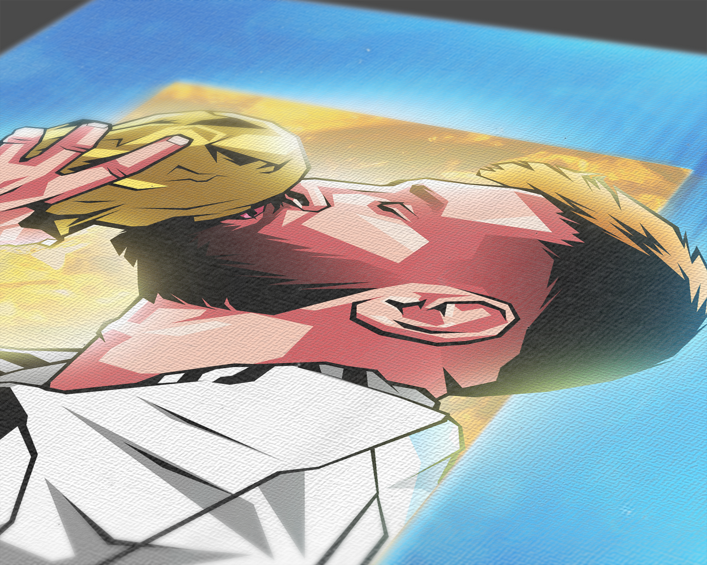 Lionel Messi Glass Art Print