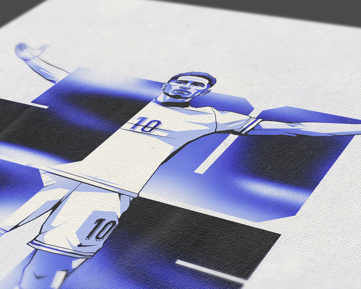 Jude Bellingham Blocks Art Print