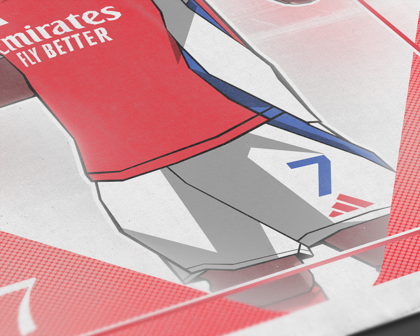 Bukayo Saka Playing Card Art Print