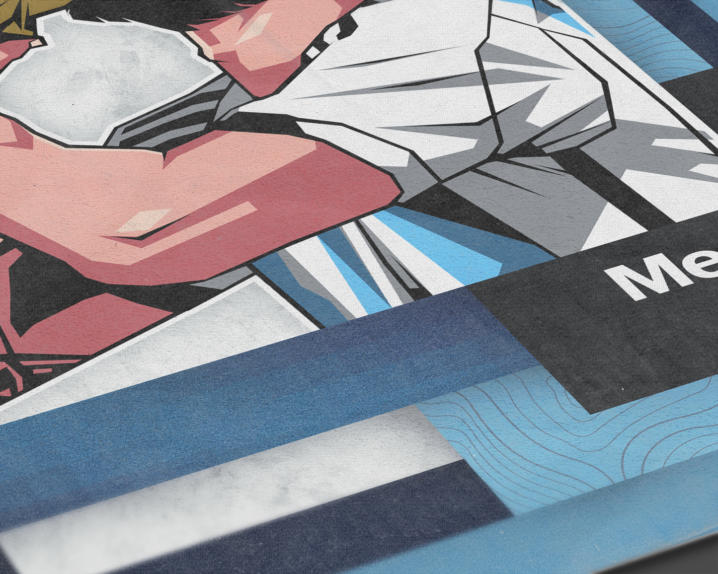 Lionel Messi Mosaic Art Print