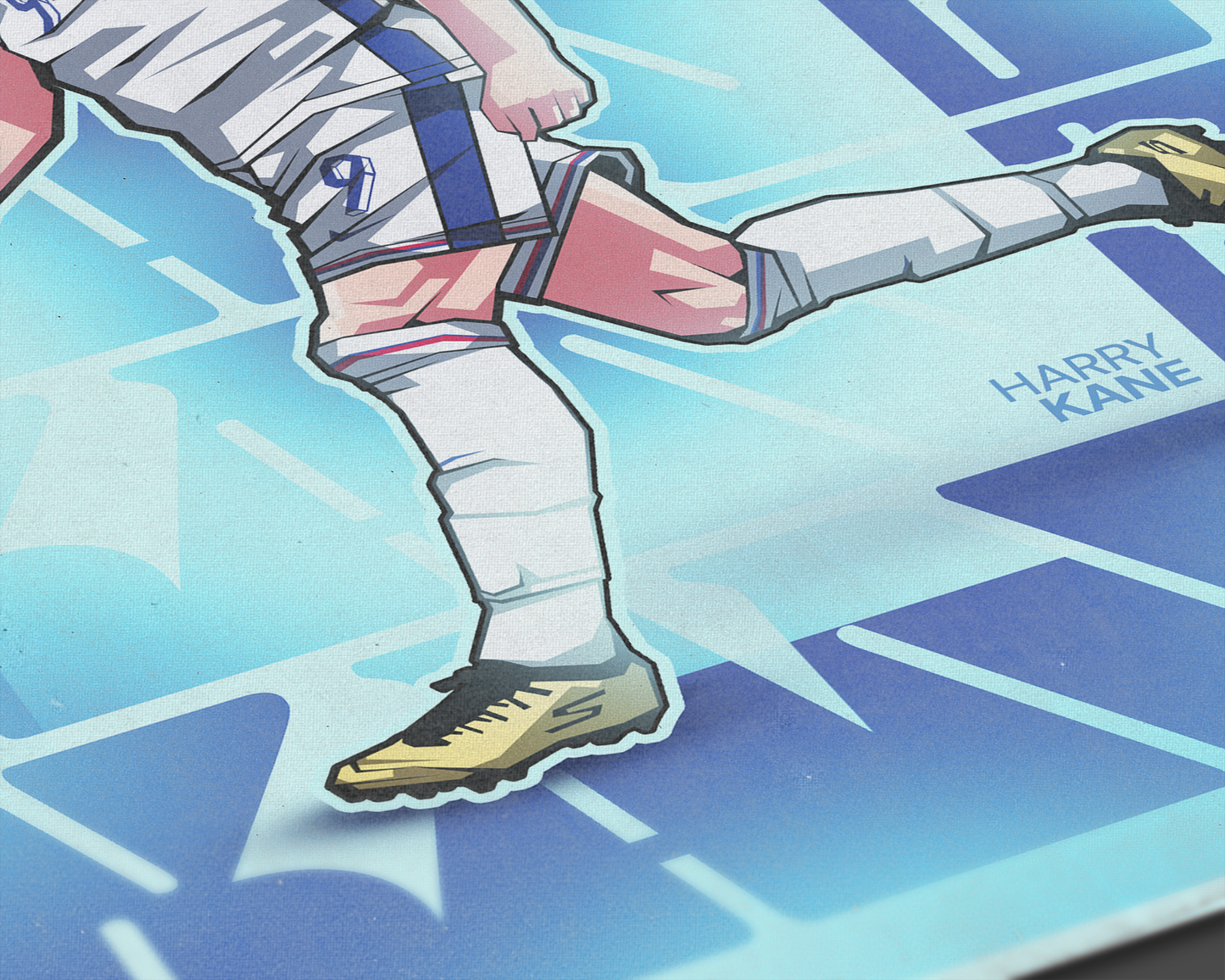 Harry Kane Futuristic Art Print