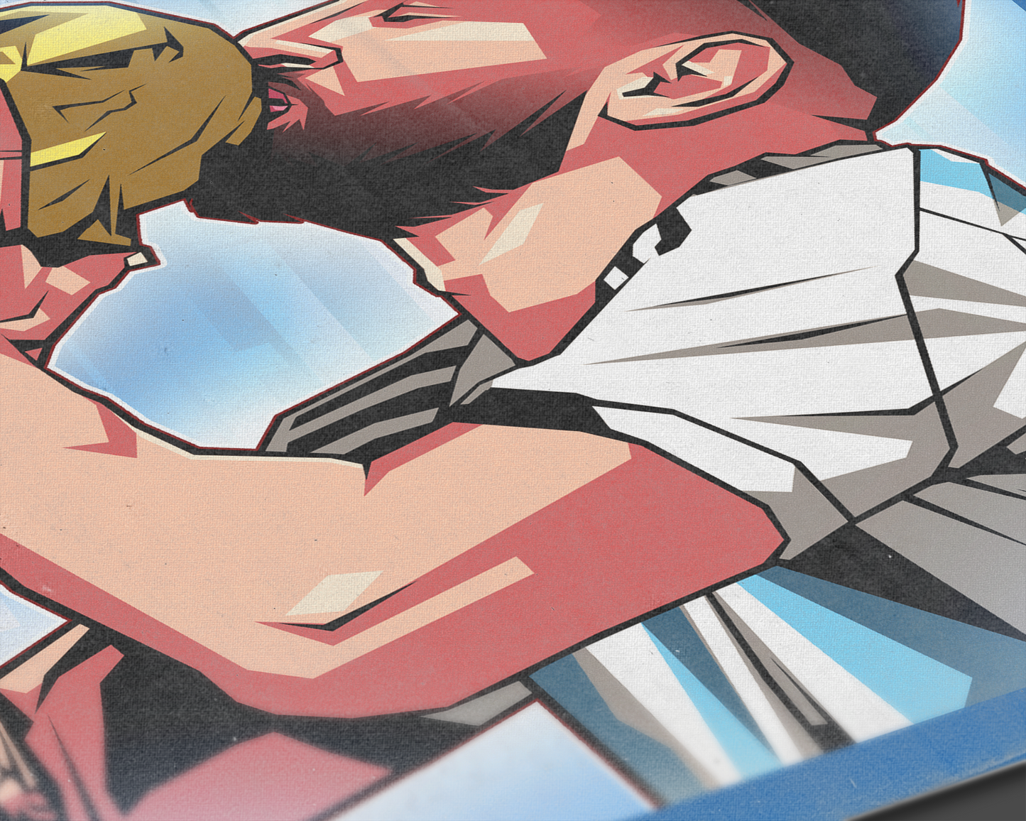 Lionel Messi Glow Art Print