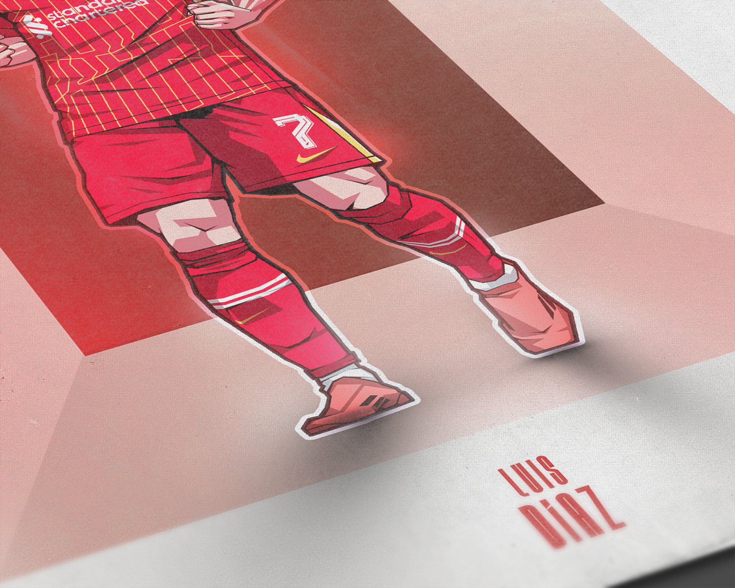 Luis Díaz Walls Art Print