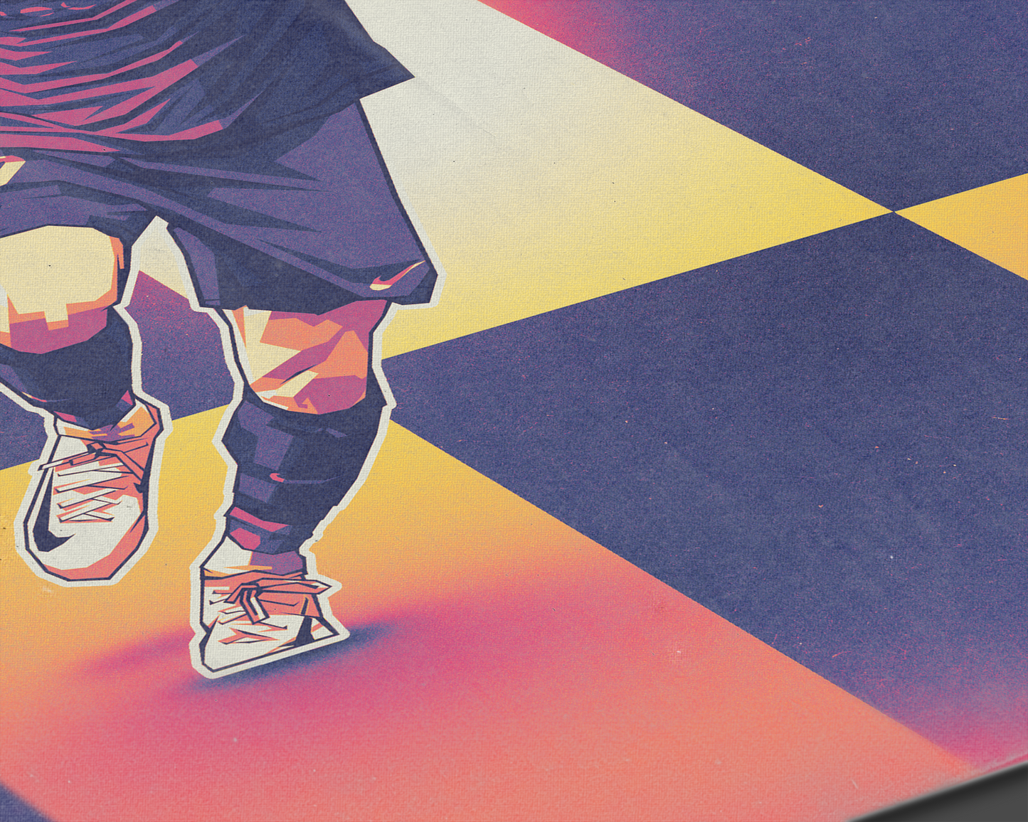 Robert Lewandowski Sections Art Print