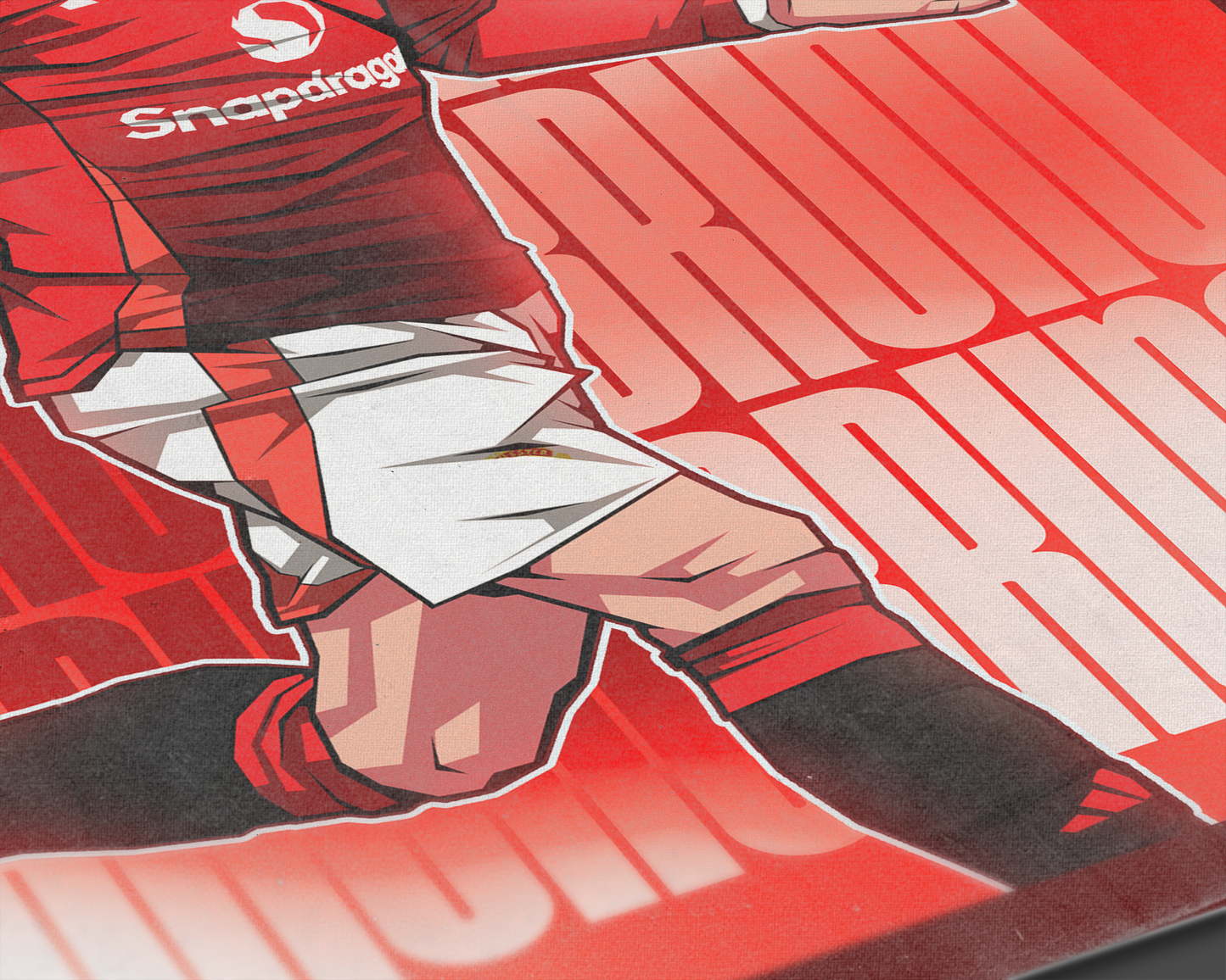 Bruno Fernandes Glow Art Print