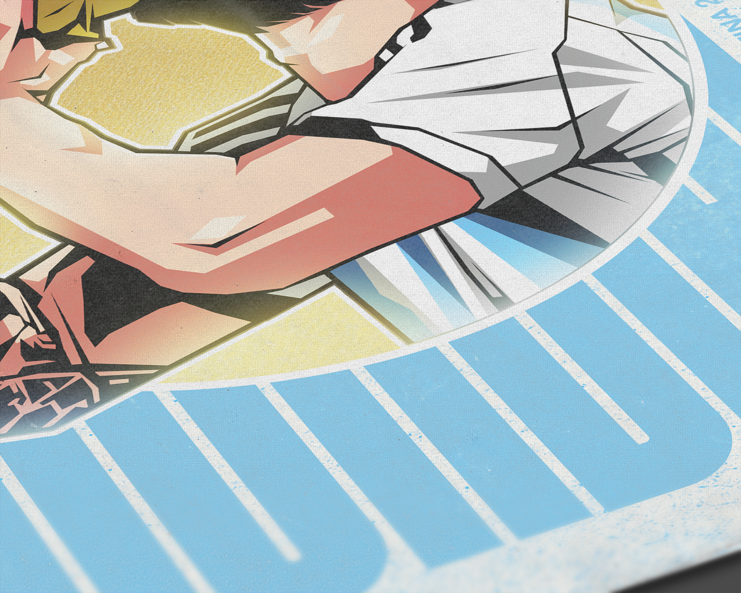 Lionel Messi Golden Art Print