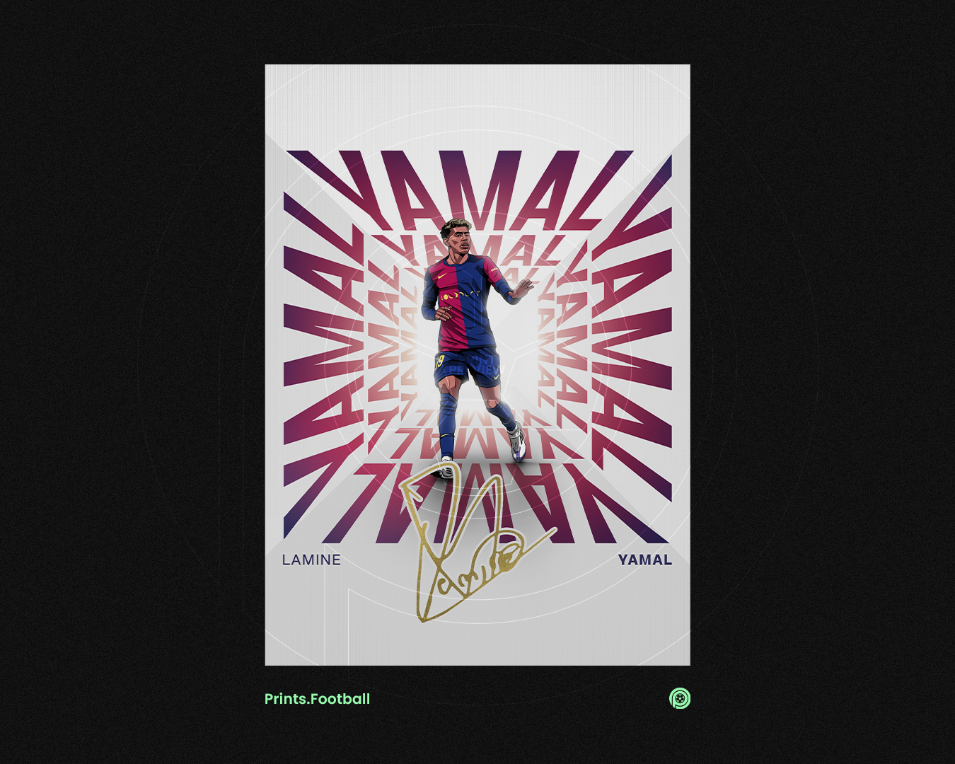 Lamine Yamal Tunnel Art Print