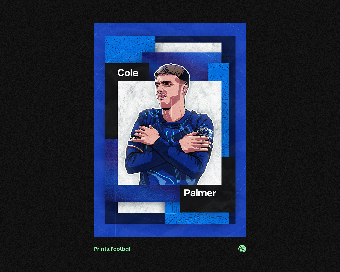 Cole Palmer Mosaic Art Print