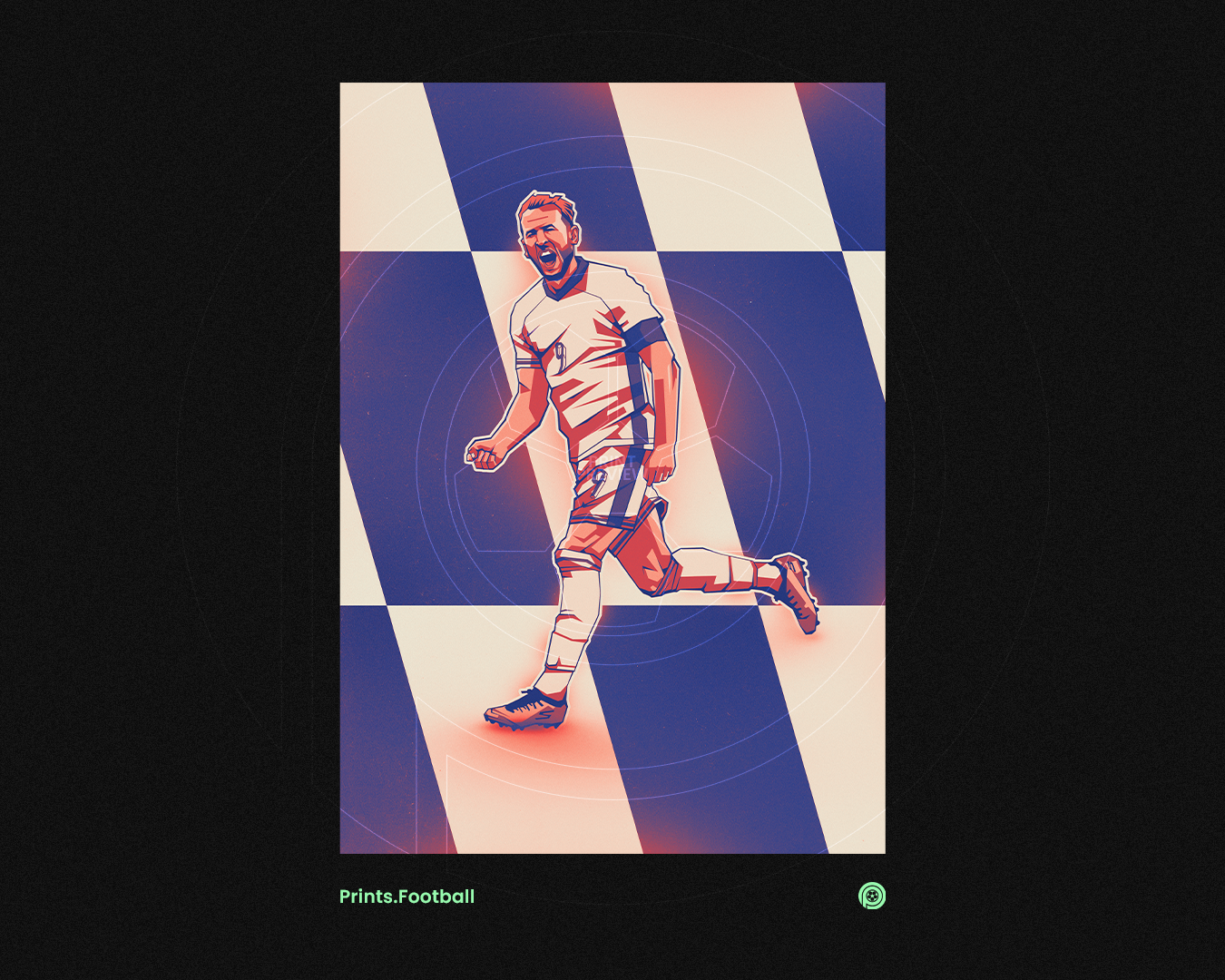 Harry Kane Sections Art Print