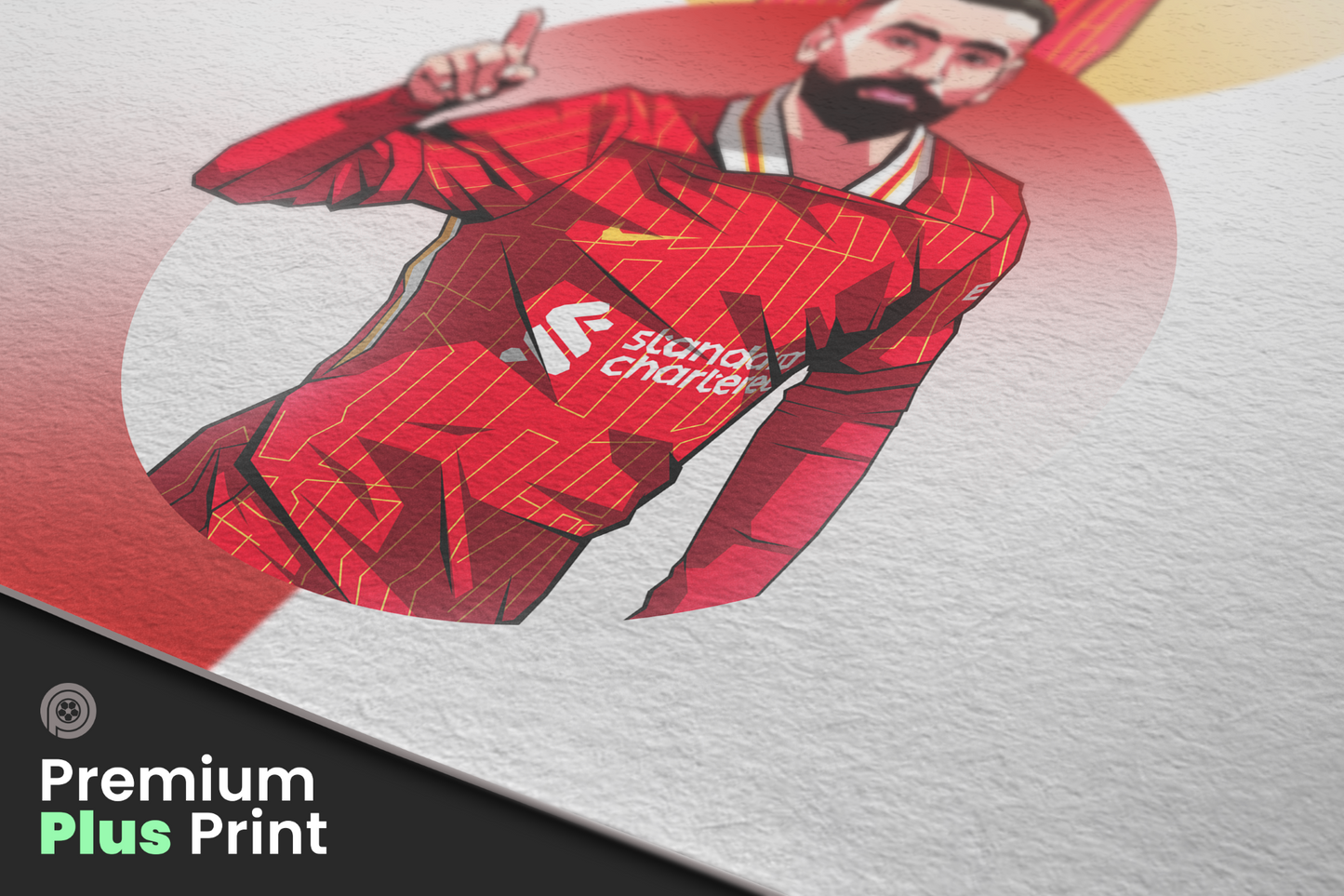 Trent Alexander-Arnold, Mohamed Salah & Virgil Van Dijk Trio Spheres Art Print