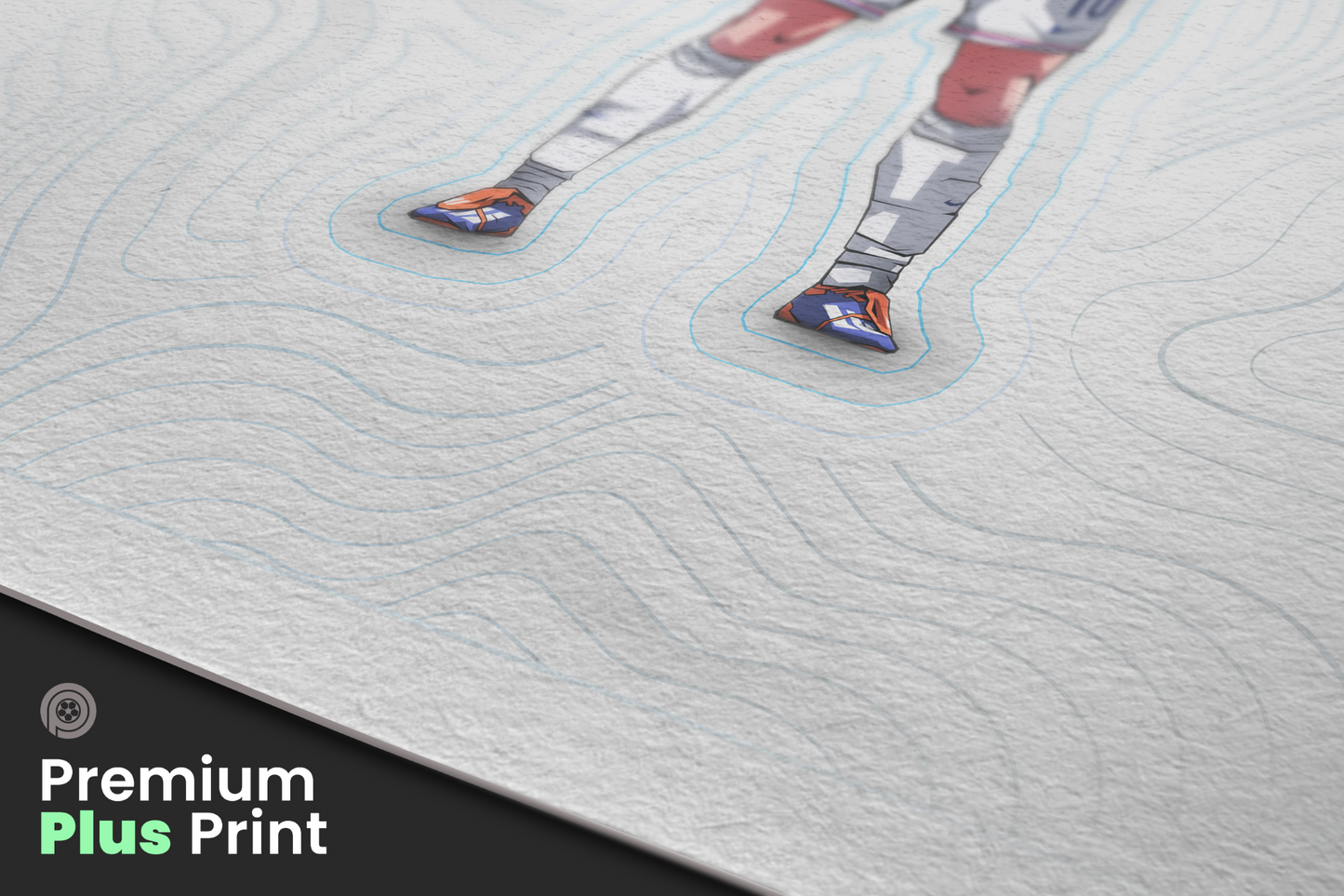 Jude Bellingham Topographic Art Print