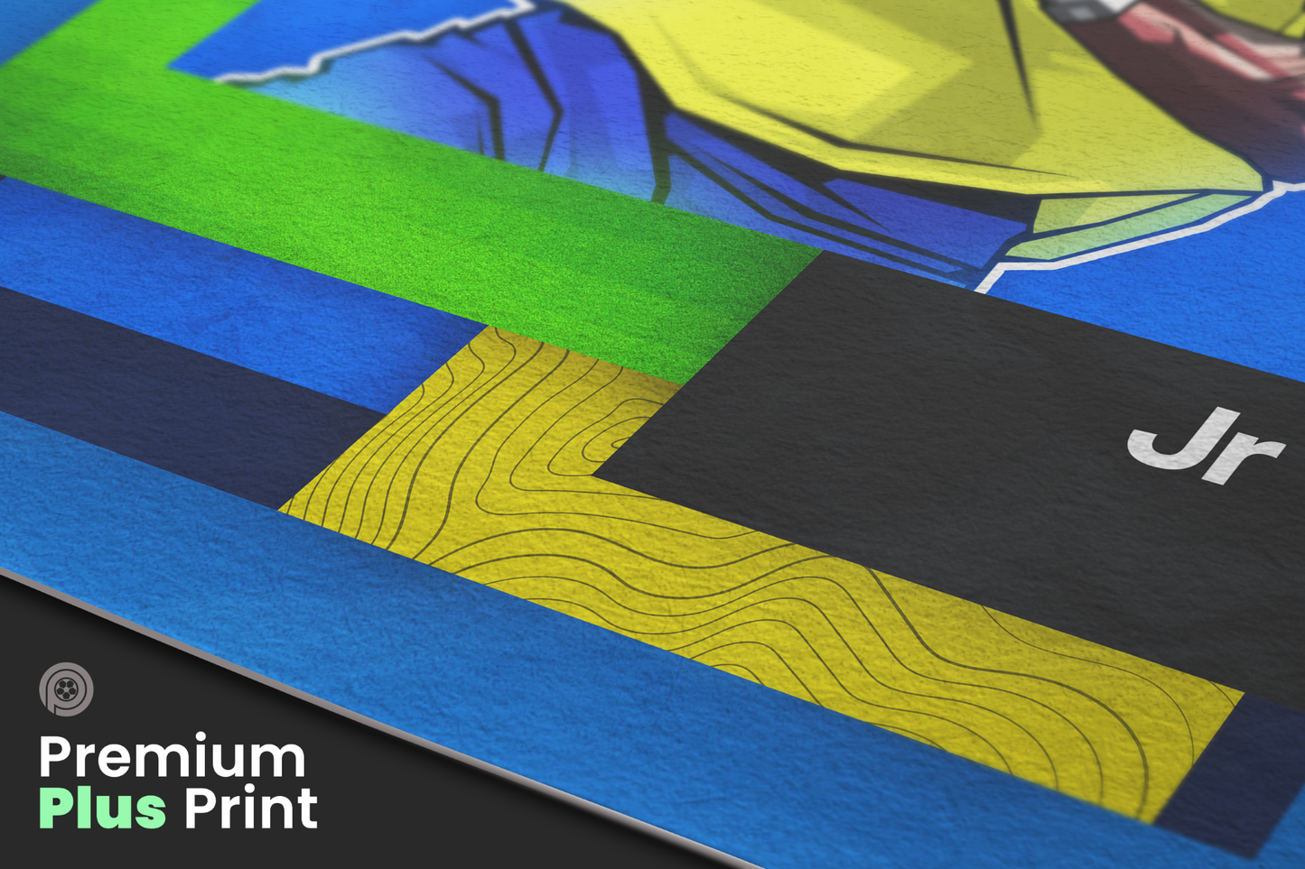 Neymar Jr Mosaic Art Print