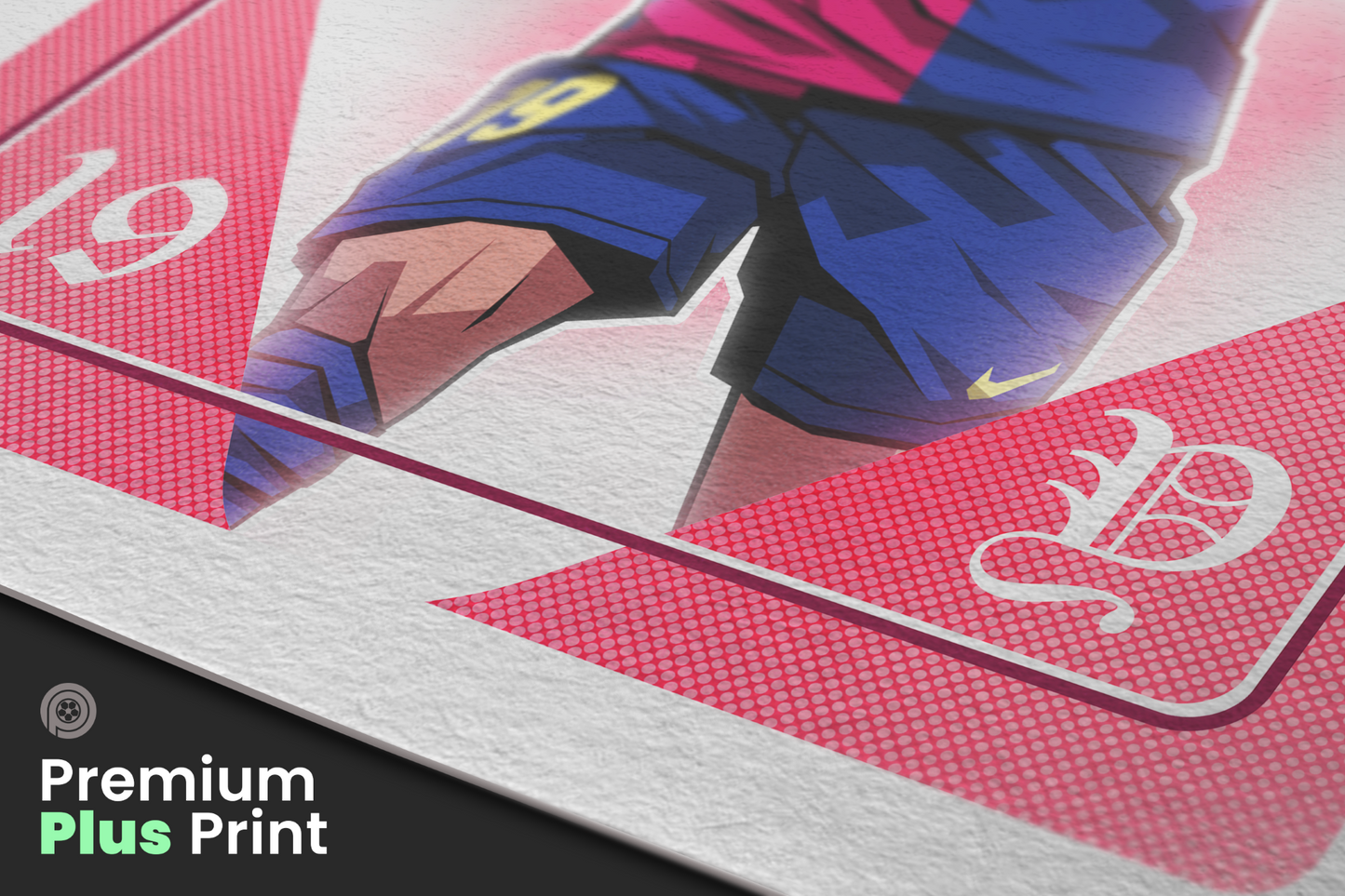 Lamine Yamal Playing Card Art Print