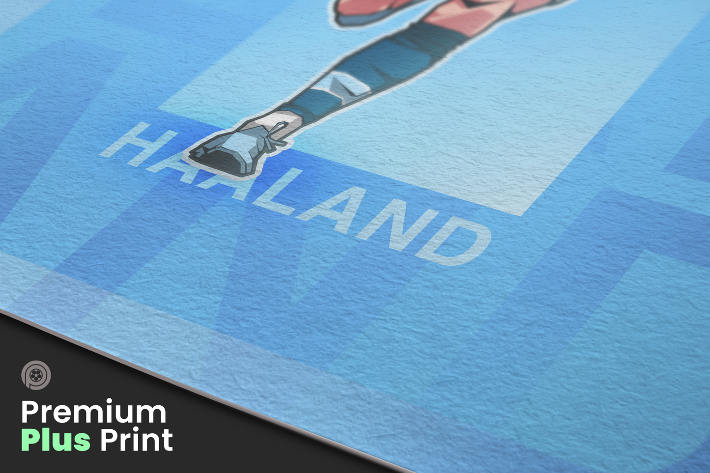 Erling Haaland Repeat Art Print