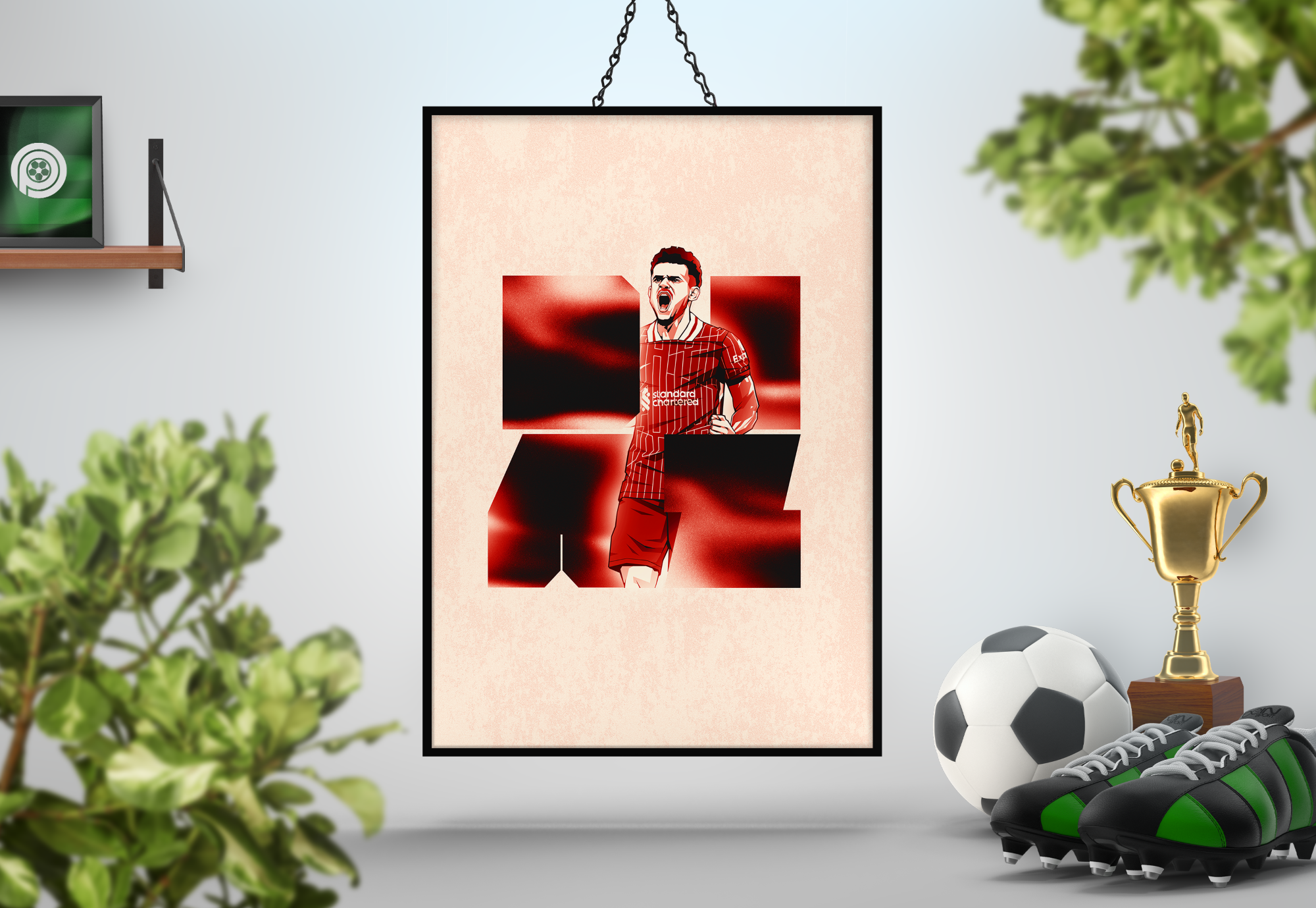 Luis Díaz Blocks Art Print