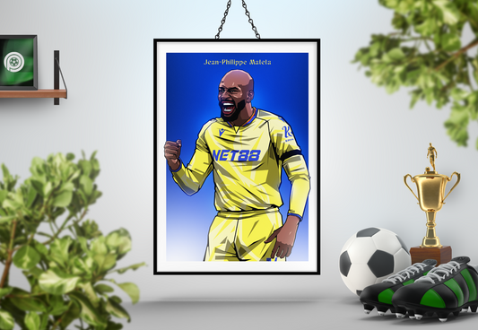 Jean-Philippe Mateta Gradient Art Print