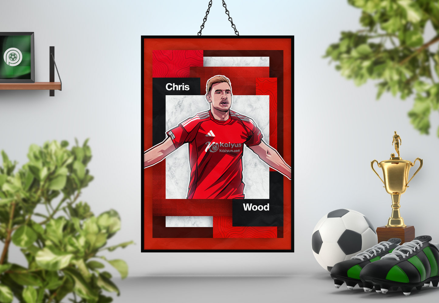 Chris Wood Mosaic Art Print