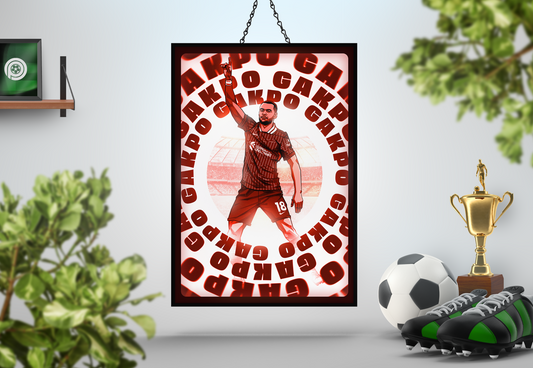 Cody Gakpo Radial Art Print