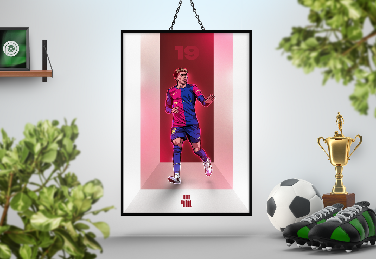 Lamine Yamal Walls Art Print