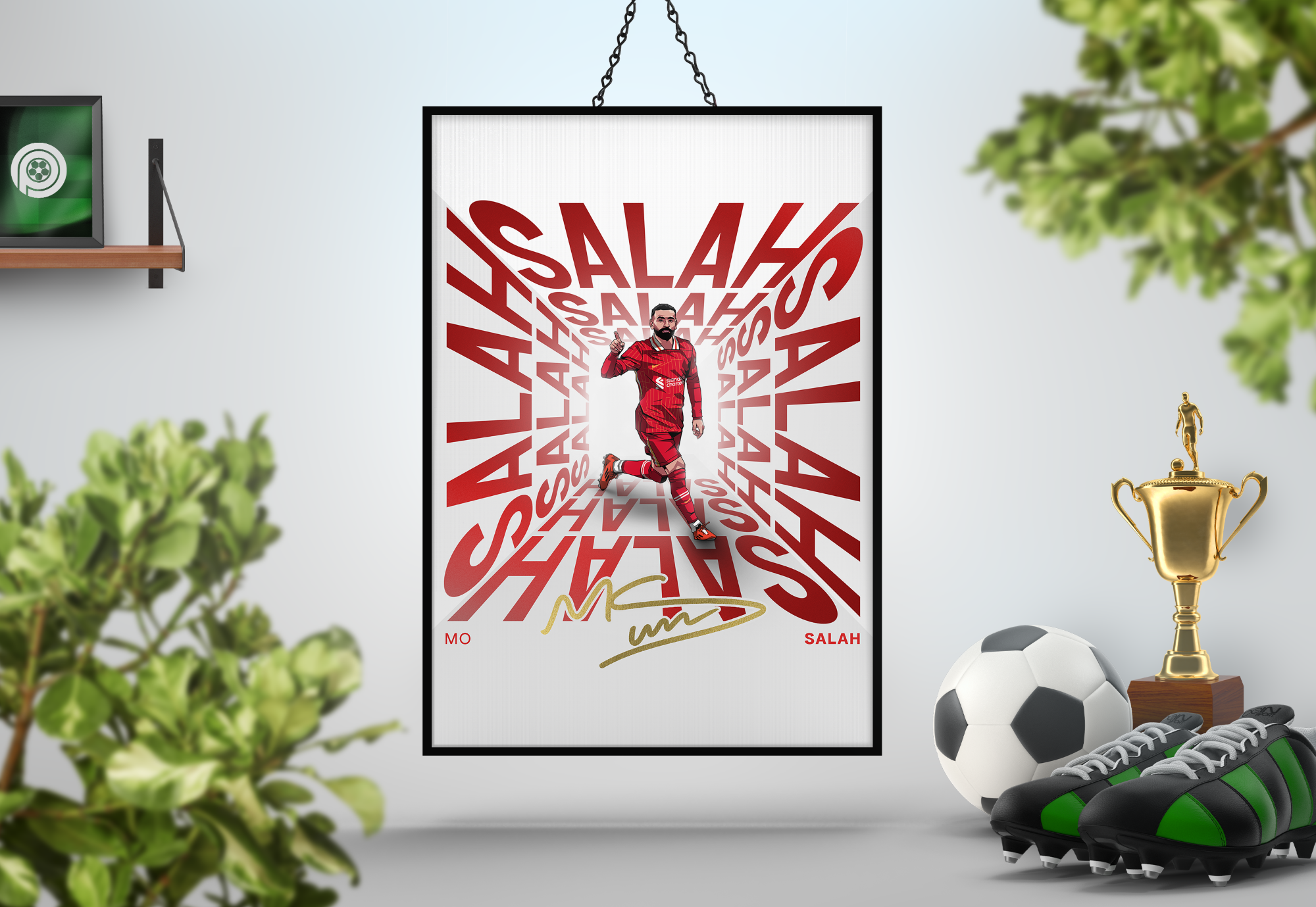 Mohamed Salah Tunnel Art Print