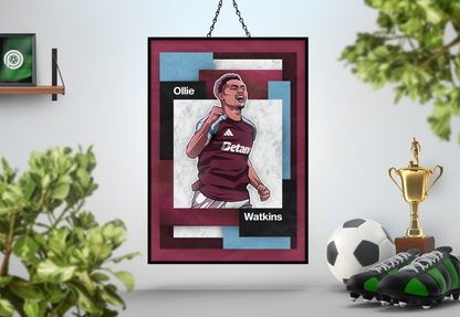 Ollie Watkins Mosaic Art Print
