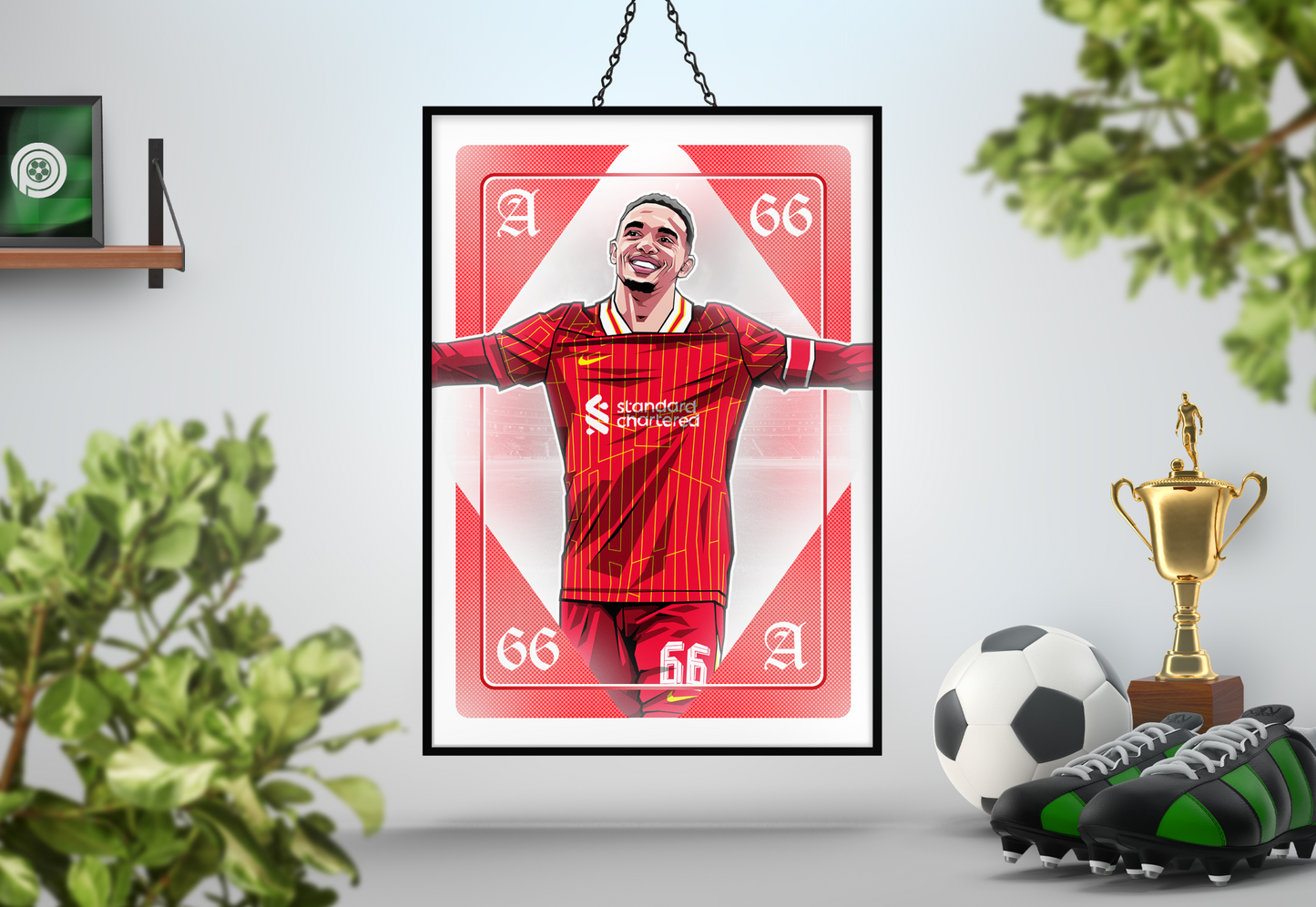 Trent Alexander-Arnold Playing Card Art Print