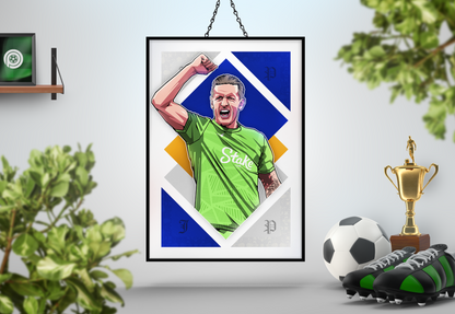 Jordan Pickford Diamonds Art Print